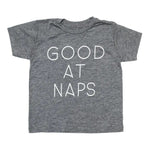 Load image into Gallery viewer, Boys Good At Naps Tee
