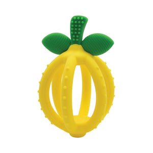 Bitzy Biter Teething Ball Baby Teether- Lemon