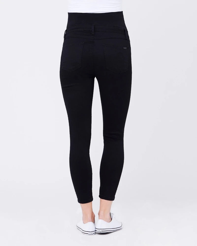 Rebel Ankle Grazer Jegging- Black